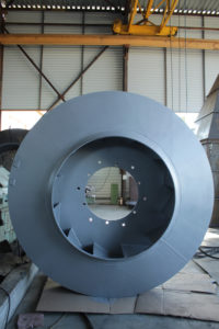 КВЗ рабочее колесо дымососа