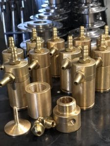 клапан розподільний латунний в зборі