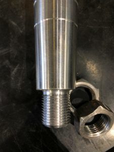 Кінець вала з правого різьбленням