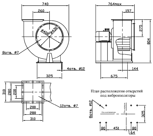 Габаритные размеры %PROD_NAME%