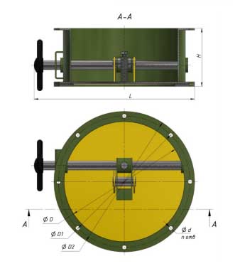 Герметичний клапан розміри-en-ru