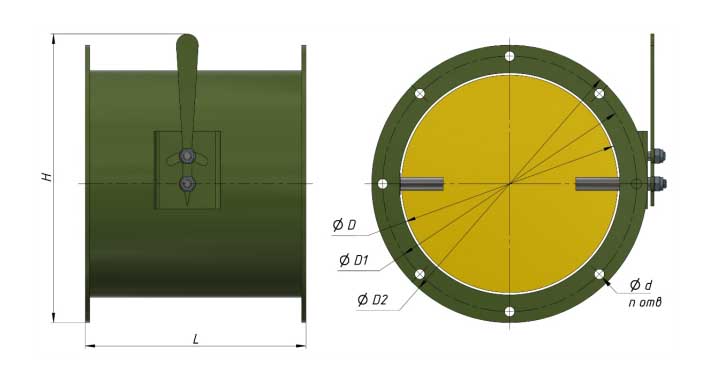 Дроссельная заслонка размеры-en-ru